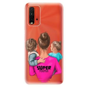 Odolné silikónové puzdro iSaprio - Super Mama - Boy and Girl - Xiaomi Redmi 9T vyobraziť