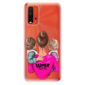 Odolné silikónové puzdro iSaprio - Super Mama - Two Boys - Xiaomi Redmi 9T vyobraziť