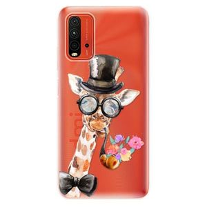 Odolné silikónové puzdro iSaprio - Sir Giraffe - Xiaomi Redmi 9T vyobraziť
