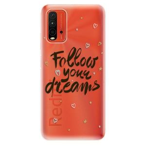 Odolné silikónové puzdro iSaprio - Follow Your Dreams - black - Xiaomi Redmi 9T vyobraziť