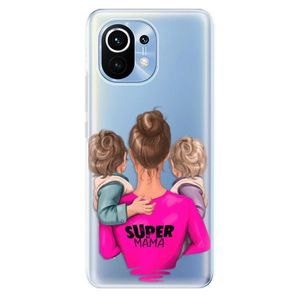 Odolné silikónové puzdro iSaprio - Super Mama - Two Boys - Xiaomi Mi 11 vyobraziť