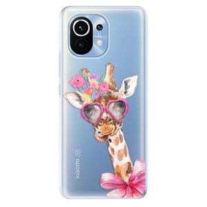 Odolné silikónové puzdro iSaprio - Lady Giraffe - Xiaomi Mi 11 vyobraziť