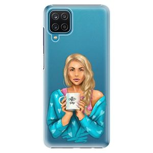 Plastové puzdro iSaprio - Coffe Now - Blond - Samsung Galaxy A12 vyobraziť
