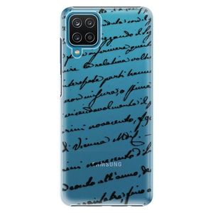 Plastové puzdro iSaprio - Handwriting 01 - black - Samsung Galaxy A12 vyobraziť