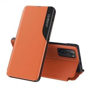 MG Eco Leather View knižkové puzdro na Xiaomi Redmi K40 / Poco F3, oranžové vyobraziť