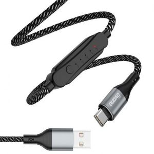 Dudao L7 kábel USB / USB-C 5A 1m, čierny (L7xsT) vyobraziť