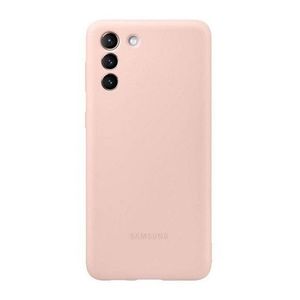 Puzdro Samsung Silikón EF-PG996TPE pre S21+ G996 - ružové vyobraziť
