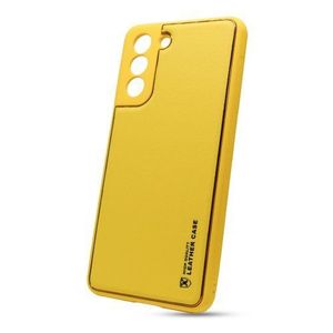 Puzdro Leather TPU Samsung Galaxy S21+ G996 - žlté vyobraziť