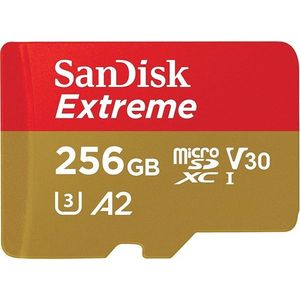 SANDISK MICROSDHC EXTREME 256 GB MOBILE GAMING, SDSQXA1-256G-GN6GN vyobraziť