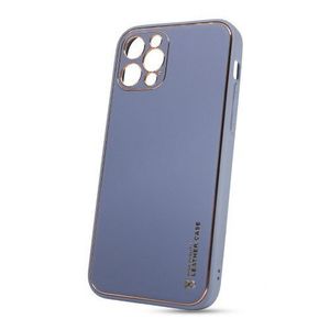 Puzdro Leather TPU iPhone 12 Pro (6.1) - modré vyobraziť