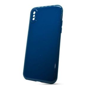 Puzdro Jelly Shiny TPU iPhone X/Xs - modré vyobraziť