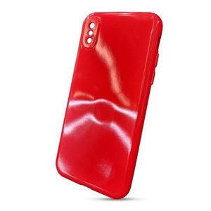 Puzdro Jelly Shiny TPU iPhone X/Xs - červené vyobraziť