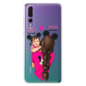 Odolné silikónové puzdro iSaprio - Mama Mouse Brunette and Girl - Huawei P20 Pro vyobraziť