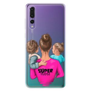 Odolné silikónové puzdro iSaprio - Super Mama - Boy and Girl - Huawei P20 Pro vyobraziť