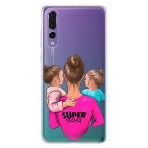 Odolné silikónové puzdro iSaprio - Super Mama - Two Girls - Huawei P20 Pro vyobraziť