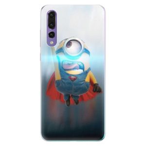 Odolné silikónové puzdro iSaprio - Mimons Superman 02 - Huawei P20 Pro vyobraziť