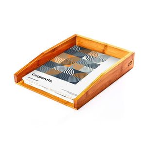 Blumfeldt Zásobník dokumenty, odkladací zásobník, jednoduchý dizajn, rozmery: 25, 3 × 5, 8 × 33 cm, bambus vyobraziť