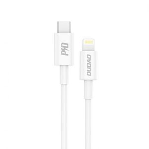 Dudao L6X kábel USB-C / Lightning PD 18W 1m, biely vyobraziť