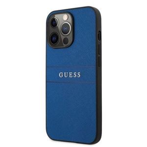 Puzdro Guess GUHCP13LPSASBBL PU Leather Saffiano iPhone 13 Pro - modré vyobraziť