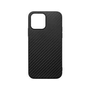 mobilNET gumené puzdro iPhone 13 Pro Max, čierne, Carbon vyobraziť