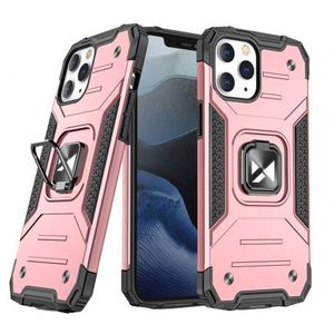 MG Ring Armor plastový kryt na iPhone 13 Pro Max, ružový vyobraziť