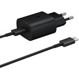 Nabíjačka Samsung EP-TA800EBE 25W + USB-C nabíjací kábel 1m Čierna (Bulk) vyobraziť