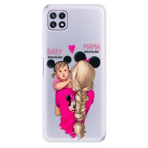 Odolné silikónové puzdro iSaprio - Mama Mouse Blond and Girl - Samsung Galaxy A22 5G vyobraziť
