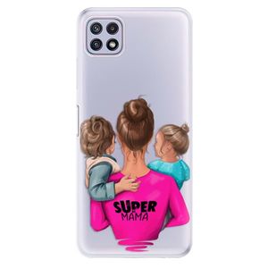 Odolné silikónové puzdro iSaprio - Super Mama - Boy and Girl - Samsung Galaxy A22 5G vyobraziť