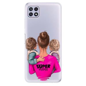 Odolné silikónové puzdro iSaprio - Super Mama - Two Boys - Samsung Galaxy A22 5G vyobraziť