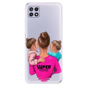 Odolné silikónové puzdro iSaprio - Super Mama - Two Girls - Samsung Galaxy A22 5G vyobraziť