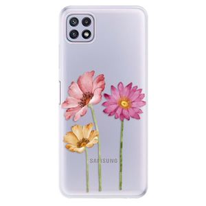 Odolné silikónové puzdro iSaprio - Three Flowers - Samsung Galaxy A22 5G vyobraziť