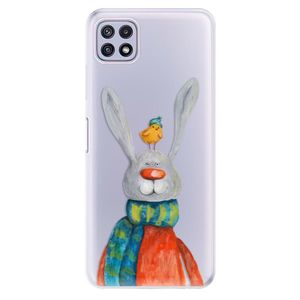 Odolné silikónové puzdro iSaprio - Rabbit And Bird - Samsung Galaxy A22 5G vyobraziť