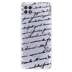 Odolné silikónové puzdro iSaprio - Handwriting 01 - black - Samsung Galaxy A22 5G vyobraziť