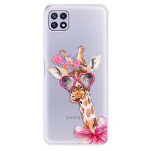 Odolné silikónové puzdro iSaprio - Lady Giraffe - Samsung Galaxy A22 5G vyobraziť
