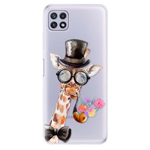 Odolné silikónové puzdro iSaprio - Sir Giraffe - Samsung Galaxy A22 5G vyobraziť