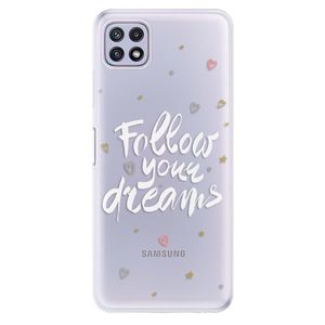 Odolné silikónové puzdro iSaprio - Follow Your Dreams - white - Samsung Galaxy A22 5G vyobraziť