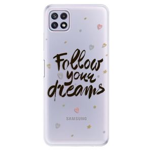 Odolné silikónové puzdro iSaprio - Follow Your Dreams - black - Samsung Galaxy A22 5G vyobraziť