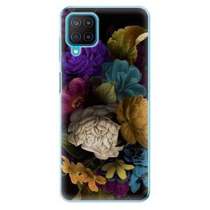 Odolné silikónové puzdro iSaprio - Dark Flowers - Samsung Galaxy M12 vyobraziť