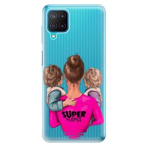 Odolné silikónové puzdro iSaprio - Super Mama - Two Boys - Samsung Galaxy M12 vyobraziť