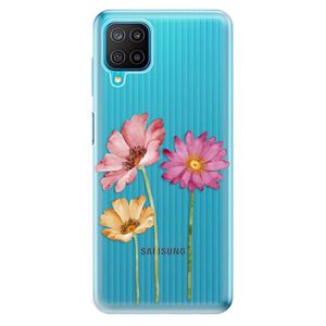 Odolné silikónové puzdro iSaprio - Three Flowers - Samsung Galaxy M12 vyobraziť