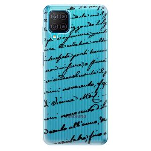 Odolné silikónové puzdro iSaprio - Handwriting 01 - black - Samsung Galaxy M12 vyobraziť