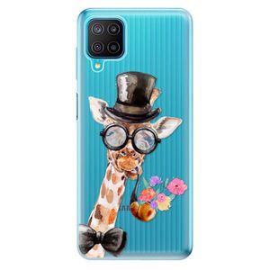 Odolné silikónové puzdro iSaprio - Sir Giraffe - Samsung Galaxy M12 vyobraziť