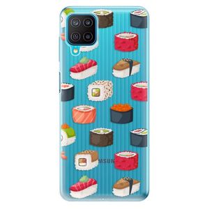 Odolné silikónové puzdro iSaprio - Sushi Pattern - Samsung Galaxy M12 vyobraziť