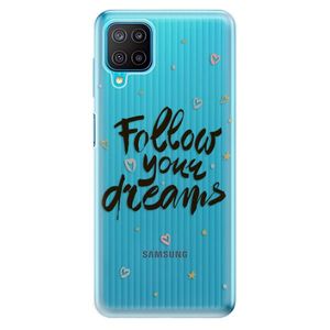 Odolné silikónové puzdro iSaprio - Follow Your Dreams - black - Samsung Galaxy M12 vyobraziť