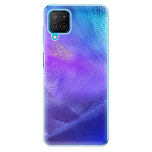 Odolné silikónové puzdro iSaprio - Purple Feathers - Samsung Galaxy M12 vyobraziť