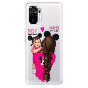 Odolné silikónové puzdro iSaprio - Mama Mouse Brunette and Girl - Xiaomi Redmi Note 10 / Note 10S vyobraziť