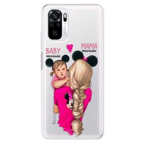 Odolné silikónové puzdro iSaprio - Mama Mouse Blond and Girl - Xiaomi Redmi Note 10 / Note 10S vyobraziť