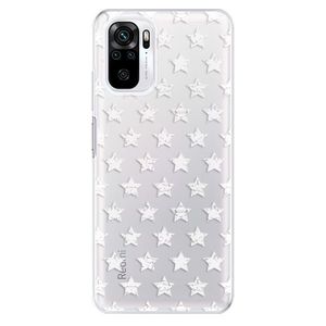 Odolné silikónové puzdro iSaprio - Stars Pattern - white - Xiaomi Redmi Note 10 / Note 10S vyobraziť