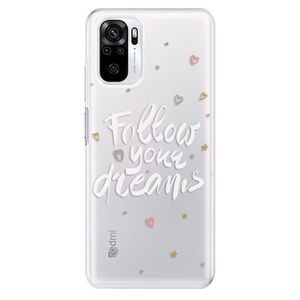 Odolné silikónové puzdro iSaprio - Follow Your Dreams - white - Xiaomi Redmi Note 10 / Note 10S vyobraziť