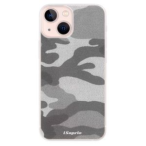 Odolné silikónové puzdro iSaprio - Gray Camuflage 02 - iPhone 13 mini vyobraziť
